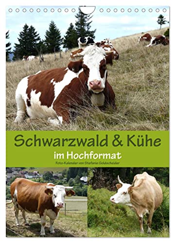 Schwarzwald und Kühe im Hochformat (Wandkalender 2025 DIN A4 hoch), CALVENDO Monatskalender von CALVENDO