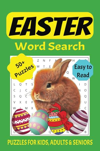 Easter Word Search Puzzle Book: Easy to Read Word Searches about Holiday, Jesus, Family, Spring Time and More-6x9 inches, 110 pages- 50+ Puzzles-Gift ... Holidays and Free Times-Fun Memory Exercise Easter Word Search Puzzle Book: Easy to Read Word Searches about Holiday, Jesus, Family, Spring Time and More-6x9 inches, 110 pages- 50+ Puzzles-Gift ... Holidays and Free Times-Fun Memory Exercise von Independently published