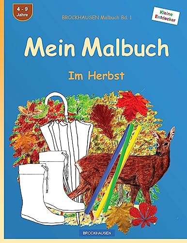 BROCKHAUSEN Malbuch Bd. 1 - Mein Malbuch: Im Herbst