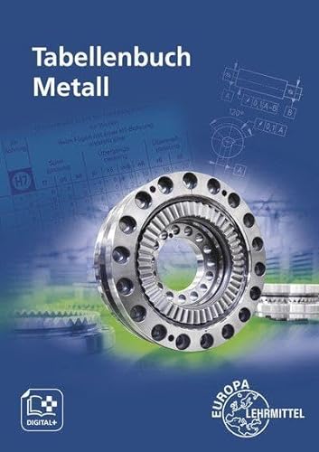 Tabellenbuch Metall: ohne Formelsammlung von Europa Lehrmittel Verlag