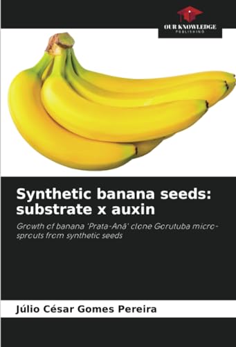 Synthetic banana seeds: substrate x auxin: Growth of banana 'Prata-Anã' clone Gorutuba micro-sprouts from synthetic seeds