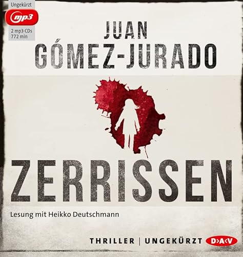 Zerrissen: Ungekürzte Lesung mit Heikko Deutschmann (2 mp3-CDs) von Der Audio Verlag, Dav