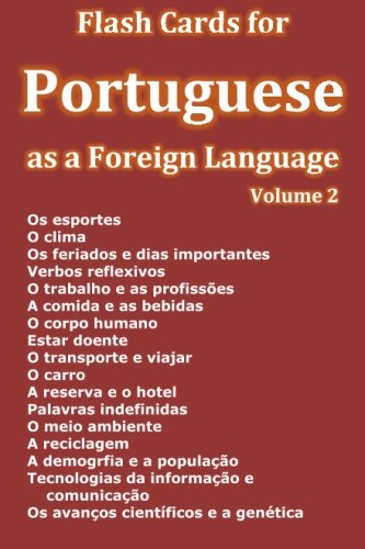 Flash Cards for Portuguese as a Foreign Language