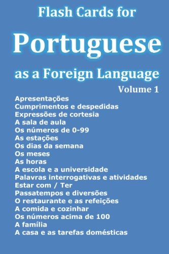 Flash Cards for Portuguese as a Foreign Language von CreateSpace Independent Publishing Platform