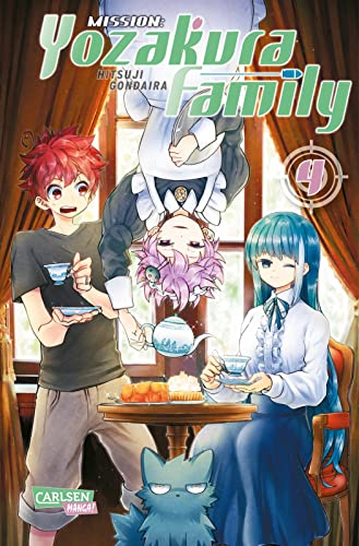 Mission: Yozakura Family 4: Actionreiche Spionage-Comedy-Manga-Serie ab 12 Jahren über eine Agenten-Familie mit Superkräften von CARLSEN MANGA