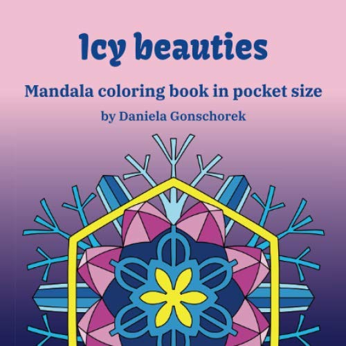 Icy beauties: Mandala coloring book in pocket size