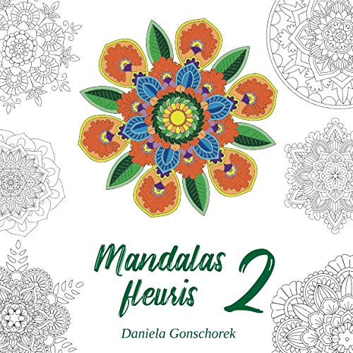 Mandalas fleuris 2: Des motifs colorés pour réduire le stress (Livres à colorier Mandalas, Band 9) von Independently published