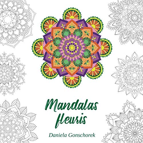 Mandalas fleuris: Des motifs colorés pour réduire le stress (Livres à colorier Mandalas, Band 6) von Independently published