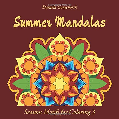 Summer Mandalas: A Coloring Book for Adults