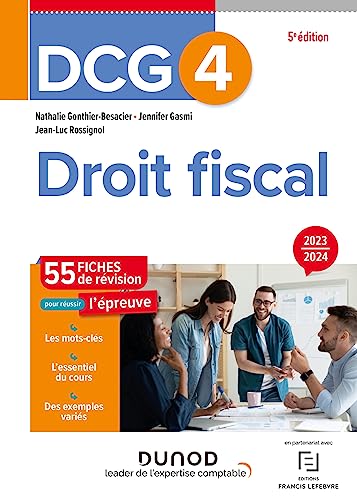 DCG 4 - Droit fiscal - Fiches 2023-2024: Fiches de révision von DUNOD