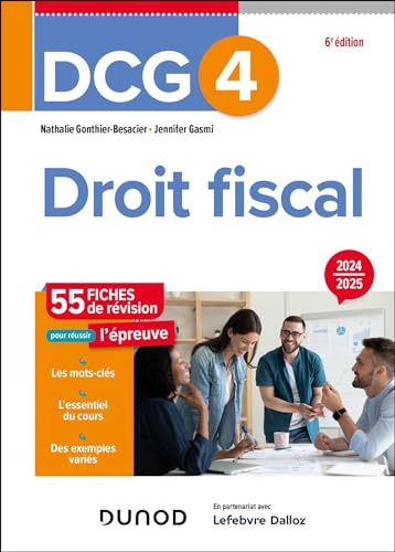 DCG 4 - Droit fiscal - Fiches 2024-2025 von DUNOD