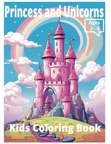 Princess and Unicorns: Coloring Book for kids von Independently published