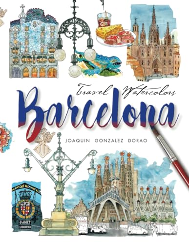 Barcelona Travel Watercolors