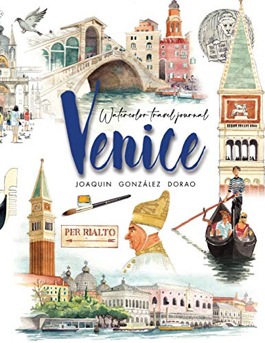 Venice watercolor travel journal
