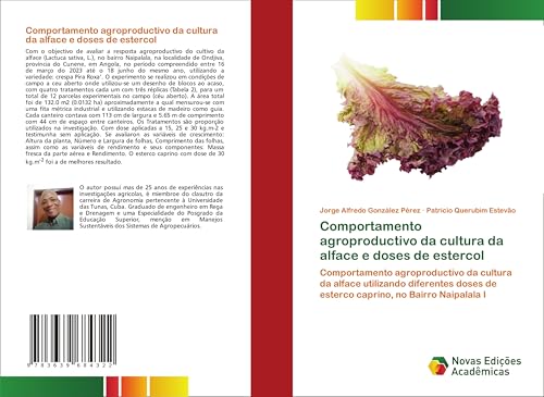 Comportamento agroproductivo da cultura da alface e doses de estercol: Comportamento agroproductivo da cultura da alface utilizando diferentes doses de esterco caprino, no Bairro Naipalala I Comportamento agroproductivo da cultura da alface e doses de estercol: Comportamento agroproductivo da cultura da alface utilizando diferentes doses de esterco caprino, no Bairro Naipalala I von VDM Verlag