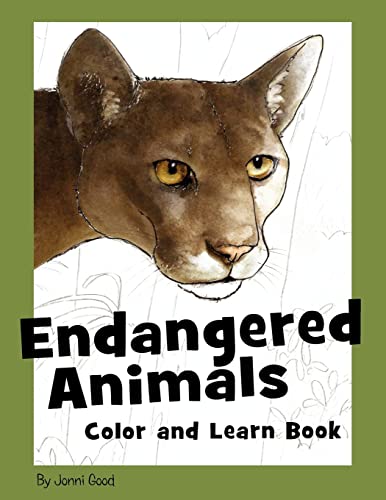 Endangered Animals Color and Learn Book: The Coloring Book for Kids Who Love Endangered Animals von Wet Cat Ebooks
