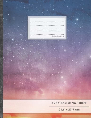 Punktraster Notizbuch • A4-Format, 100+ Seiten, Soft Cover, Register, „Sternhimmel“ • Original #GoodMemos Dot Grid Notebook • Perfekt als Skizzenbuch, Tagebuch, Handlettering Übungsbuch Punktraster Notizbuch • A4-Format, 100+ Seiten, Soft Cover, Register, „Sternhimmel“ • Original #GoodMemos Dot Grid Notebook • Perfekt als Skizzenbuch, Tagebuch, Handlettering Übungsbuch von CREATESPACE