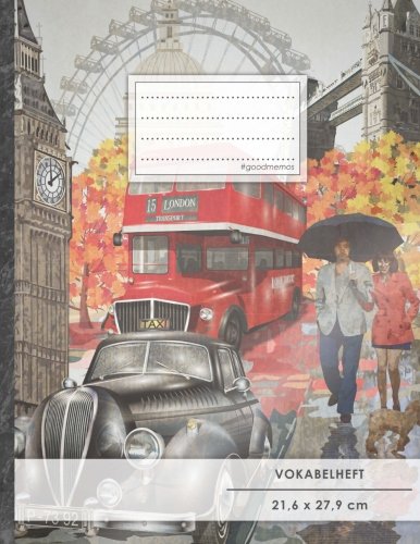 Vokabelheft: DIN A4 • 50+ Seiten, Soft Cover, Register, 2 Spalten, Erfolgs-Tacker, "Englisches Mockup" • Original #GoodMemos Schulheft • Sprachen und Vokabeln leicht lernen, Lineatur 53 Vokabelheft: DIN A4 • 50+ Seiten, Soft Cover, Register, 2 Spalten, Erfolgs-Tacker, "Englisches Mockup" • Original #GoodMemos Schulheft • Sprachen und Vokabeln leicht lernen, Lineatur 53