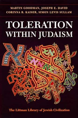 Toleration Within Judaism (Littman Library of Jewish Civilization)