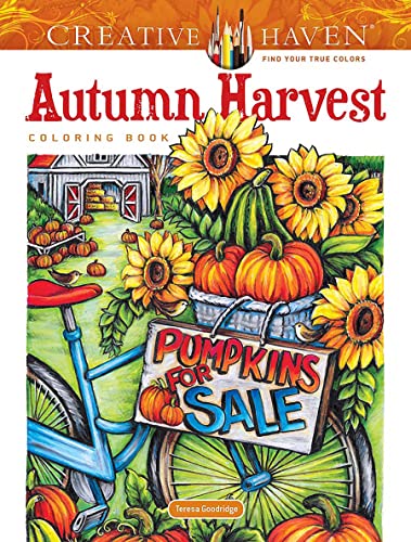 Creative Haven Autumn Harvest Coloring Book (Adult Coloring Books: Seasons) von Dover Publications