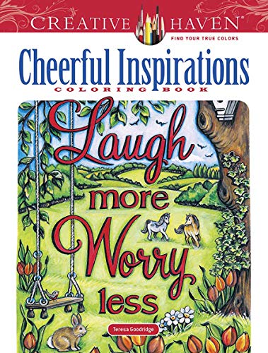 Creative Haven Cheerful Inspirations Coloring Book (Creative Haven Coloring Books)
