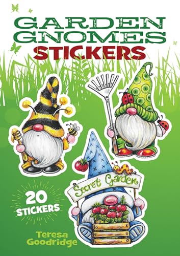 Garden Gnomes Stickers: 20 Stickers (Dover Stickers) von Dover Publications Inc.