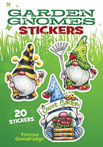 Garden Gnomes Stickers: 20 Stickers (Dover Stickers) von Dover Publications
