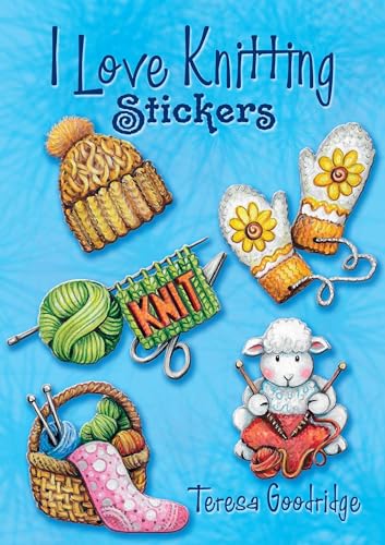I Love Knitting Stickers (Dover Sticker Books)