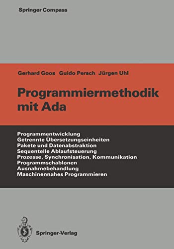 Programmiermethodik mit Ada (Springer Compass) von Springer