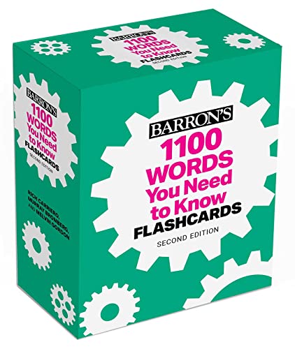1100 Words You Need to Know Flashcards, Second Edition von Barrons Educational Services