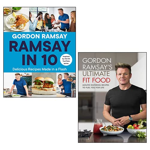 Gordon Ramsay Collection 2 Books Set (Ramsay in 10, Gordon Ramsay Ultimate Fit Food) - Gordon Ramsay