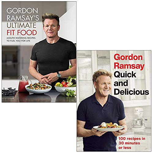 Gordon Ramsay Ultimate Fit Food & Quick & Delicious 2 Books Collection Set