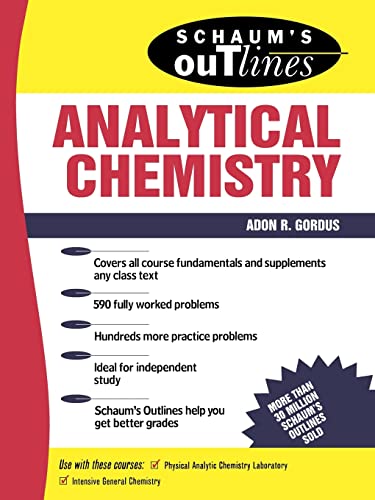 Schaum's Outline of Analytical Chemistry (Schaum's Outlines)