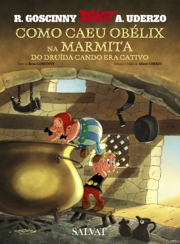 Como caeu Obélix na marmita do druída cando era cativo (Astérix)