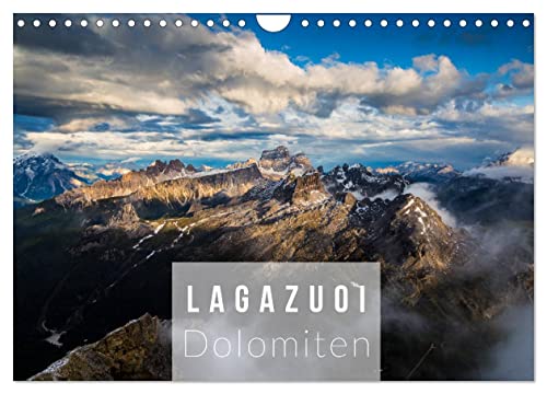 Lagazuoi Dolomiten (Wandkalender 2024 DIN A4 quer), CALVENDO Monatskalender