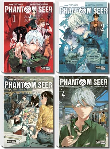 Phantom Seer Komplettpack 1-4: Spannendes Fantasy-Abenteuer um eine übersinnliche Jagd auf Geister, Dämonen und Phantome von CARLSEN MANGA