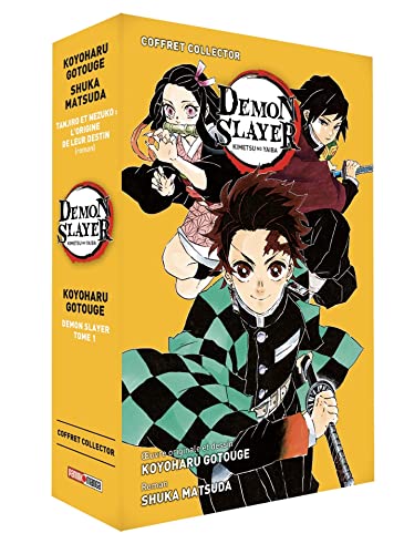 Coffret Demon Slayer : Roman jeunesse N°01 + Tome 01 Coffret Demon Slayer : Roman jeunesse N°01 + Tome 01