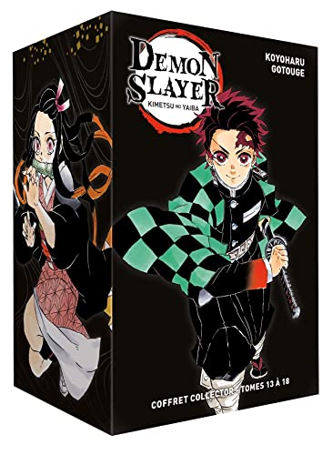 Coffret Demon Slayer T13 à T18: Avec 6 ex-libris offerts von PANINI