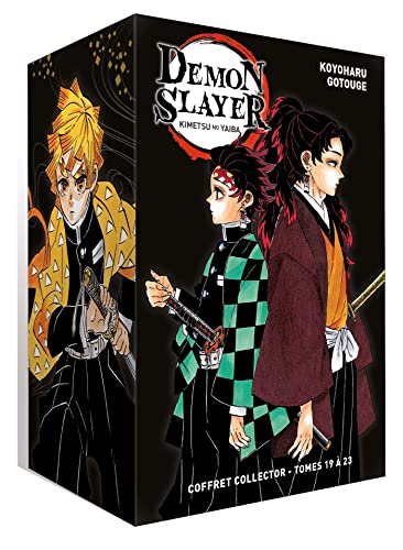 Coffret Demon Slayer T19 à T23: Avec 5 ex-libris Coffret Demon Slayer T19 à T23: Avec 5 ex-libris