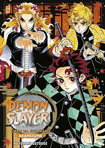 Demon slayer. Kimetsu no yaiba. Libro da colorare. Ediz. arancione von Star Comics