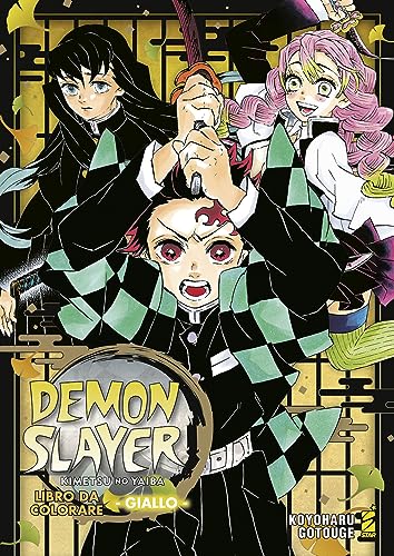 Demon slayer. Kimetsu no yaiba. Libro da colorare. Ediz. gialla von Star Comics