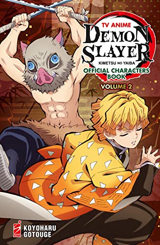TV anime Demon slayer. Kimetsu no yaiba official character's book. Con Adesivi. Con Poster (Vol. 2) von GONNLLYY