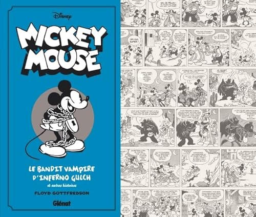 Mickey Mouse par Floyd Gottfredson N&B - Tome 03: 1934/1935 - Le bandit vampire d'Inferno Gulch et autres histoires von GLENAT