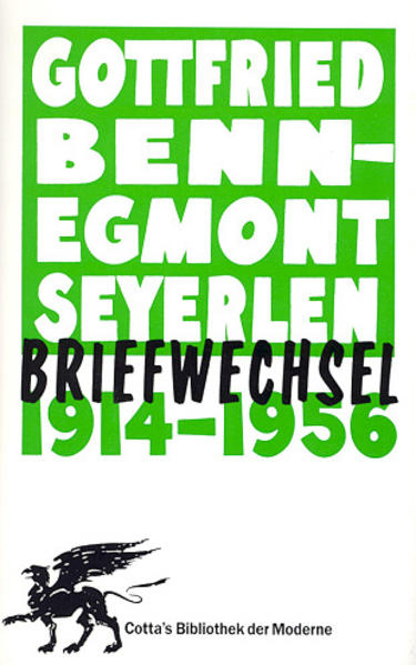 Briefwechsel 1914-1956 (Cotta's Bibliothek der Moderne) von Klett-Cotta