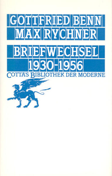 Briefwechsel 1930-1956 (Cotta's Bibliothek der Moderne Bd. 47) von Klett-Cotta