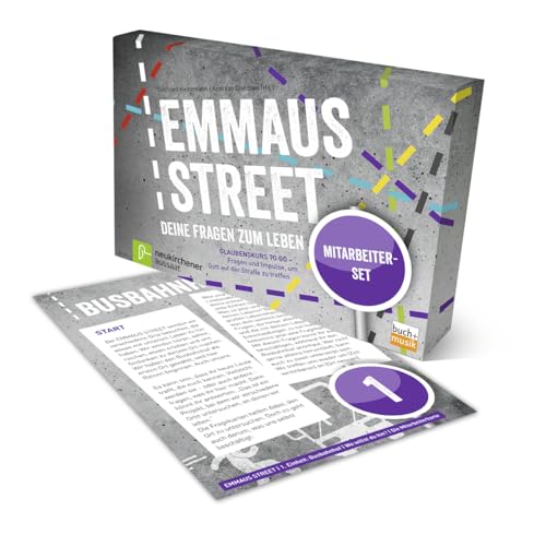 EMMAUS STREET - Mitarbeiterset - Deine Fragen zum Leben: Glaubenskurs to go - Fragen und Impulse, um Gott auf der Straße zu treffen von Neukirchener Verlag