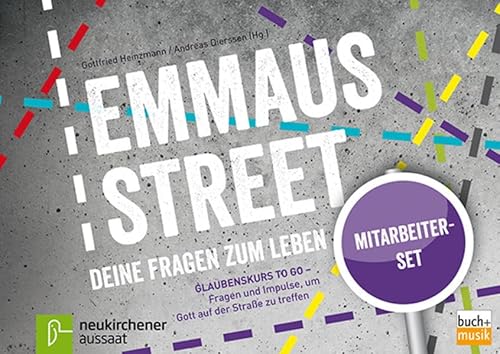 Emmaus Street Mitarbeiterset: deine fragen zum leben Glaubenskurs to go - Fragen und Impulse, um Gott auf der Straße zu treffen von ejw-Service