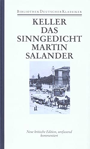 Sämtliche Werke in sieben Bänden: Band 6: Sieben Legenden. Das Sinngedicht. Martin Salander