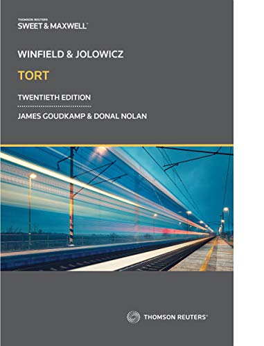 Winfield and Jolowicz on Tort von Sweet & Maxwell Ltd