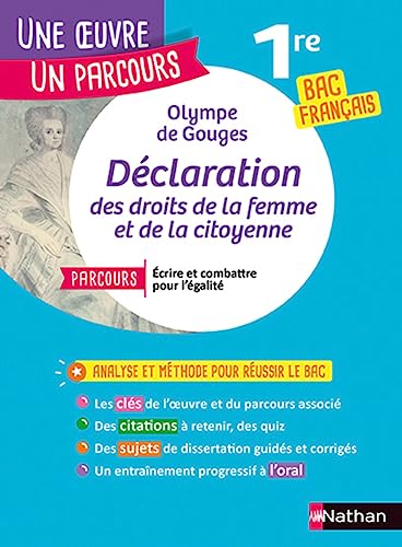 Olympe de Gouges, Déclaration des droits de la femme et de la citoyenne: Avec le parcours "Ecrire et combattre pour l'égalité" von NATHAN